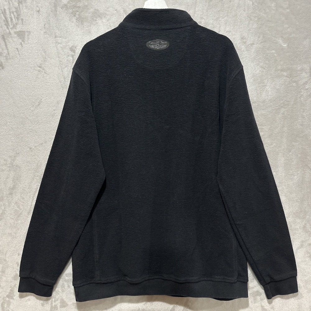 Straight Down Major 1/4 Zip Long Sleeve Fleece Size XL Embroidered The Legend - Picture 2 of 9